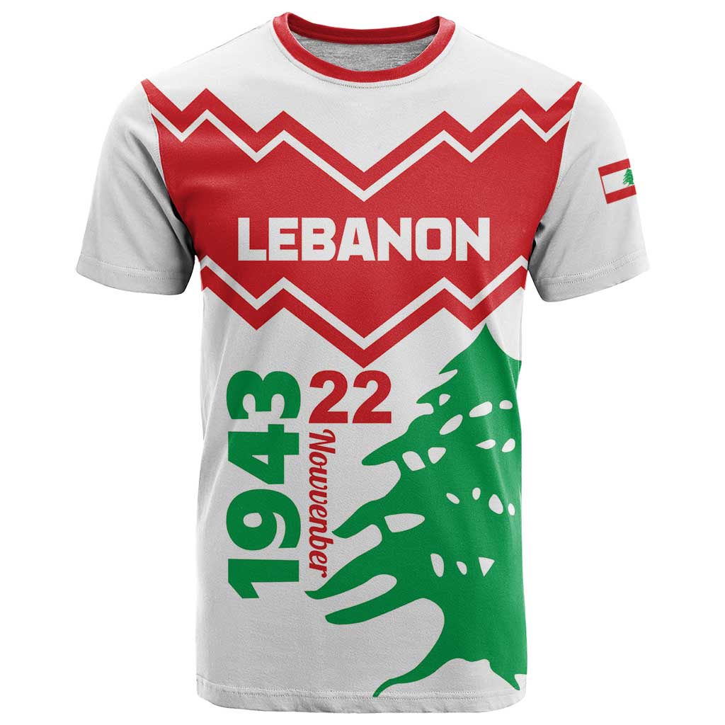 Personalized Lebanon Independence Day T-Shirt Cedrus libani Graphic Tee