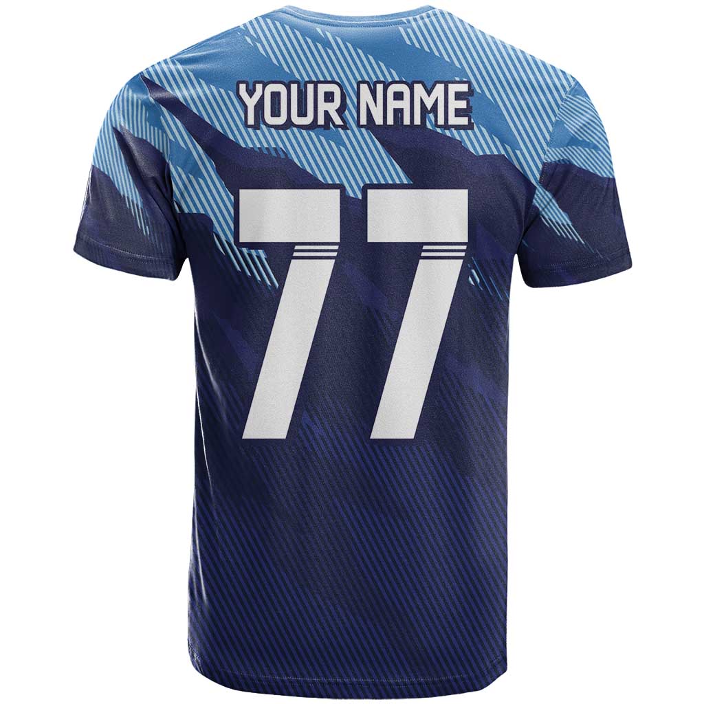 Custom Slovenia Sport Fan Jersey T-Shirt Broken Ice Style Patterns Graphic Tee