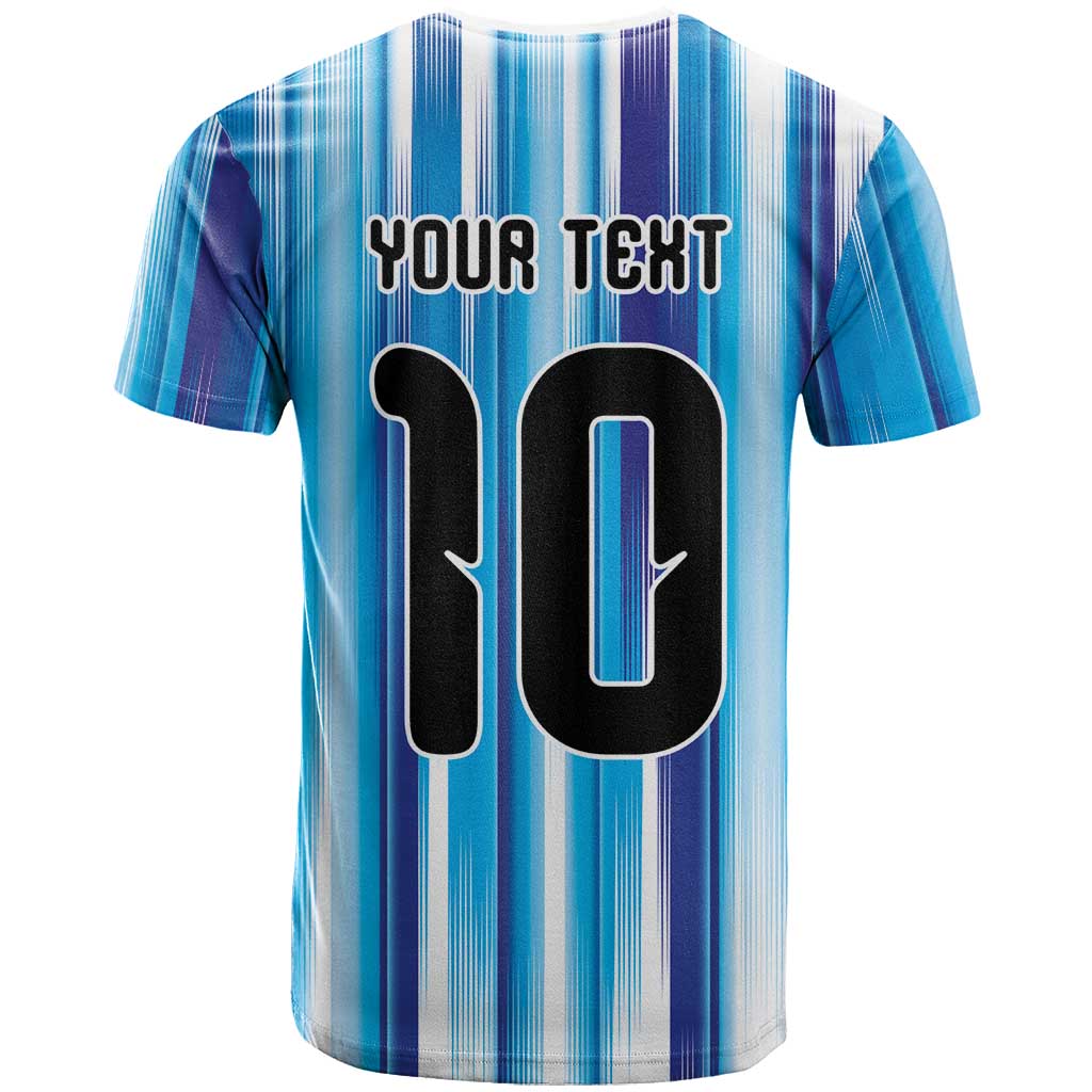 Custom Argentina Football T-Shirt La Albiceleste 2026 Graphic Tee