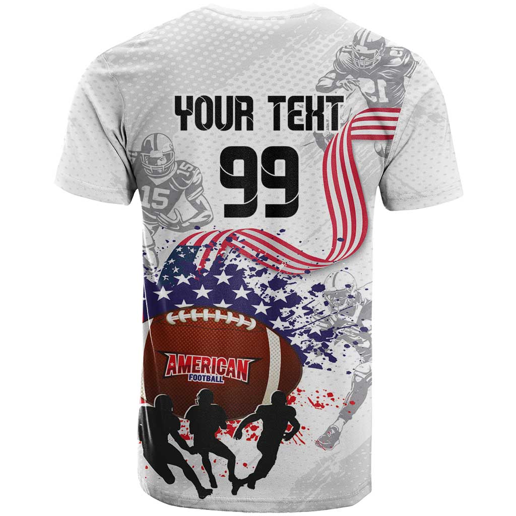 Custom American Football T-Shirt Road to Glory Graphic Tee