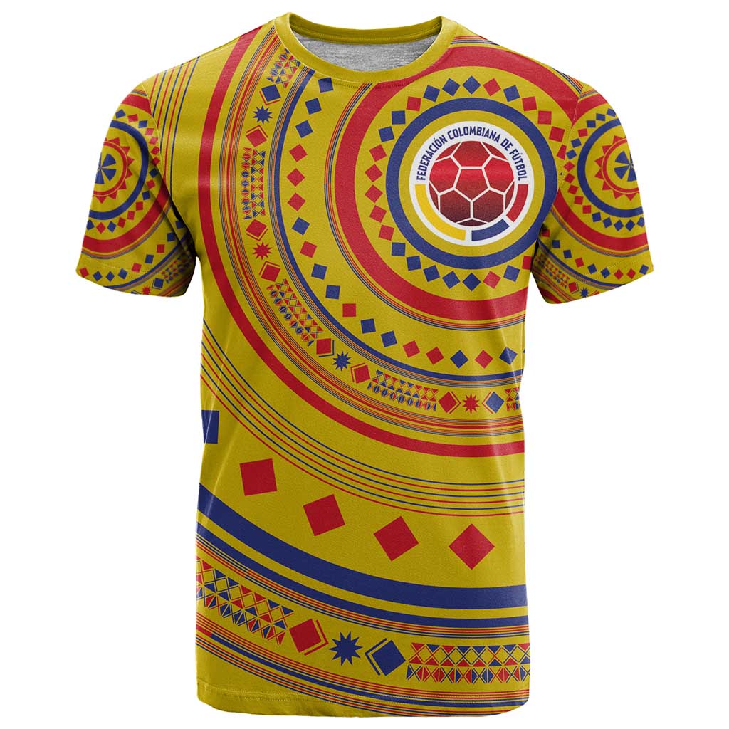 Custom Colombia Football T-Shirt Sporty Vueltiao Hat Graphic Tee