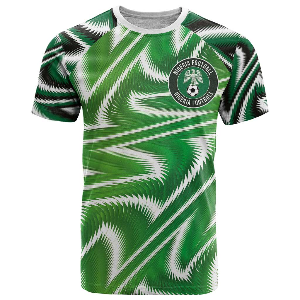 Custom Nigeria Football T-Shirt Sporty Super Eagles Graphic Tee
