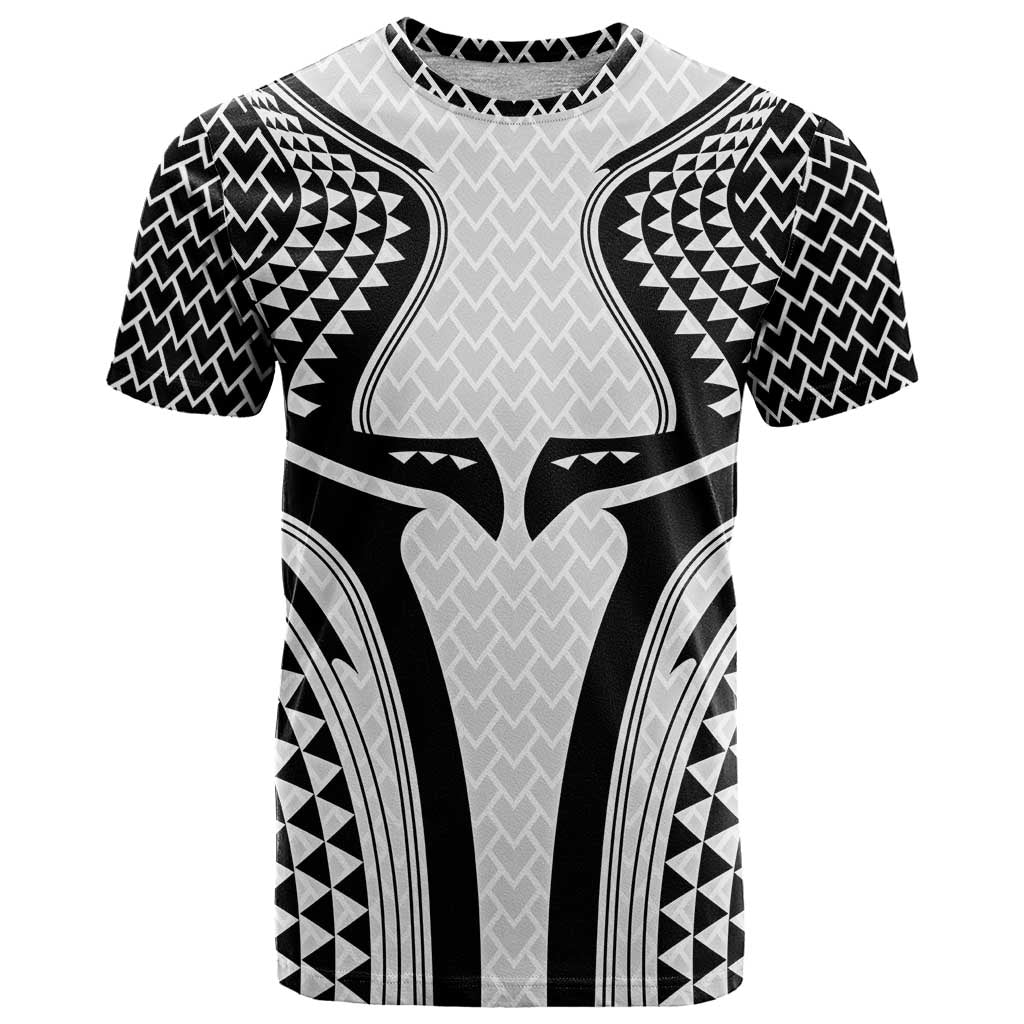 Hawaiian Kakau Art Tattoos Aquaman Style T-Shirt White Version Graphic Tee