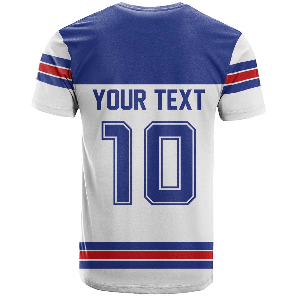 Custom USA Ice Hockey T-Shirt Sporty Style Tee