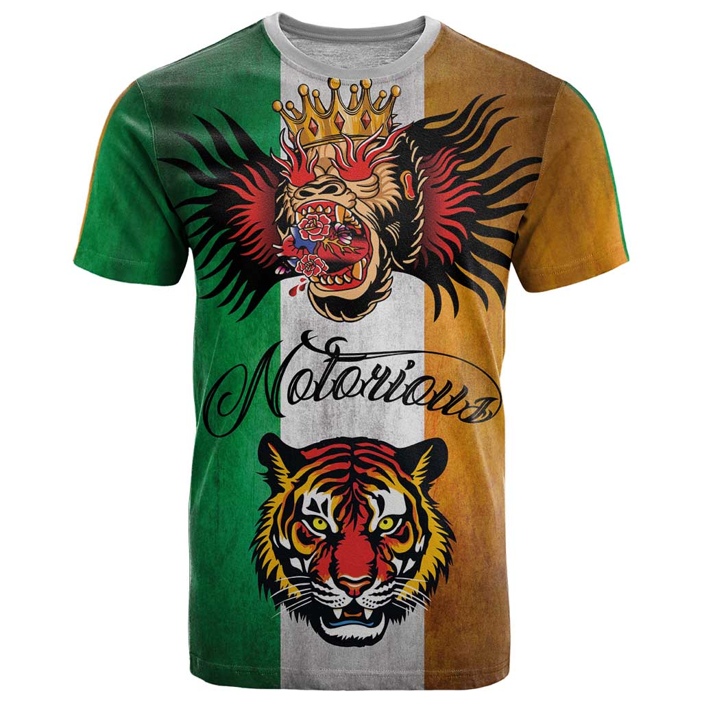 The Ireland - Notorious T-Shirt Old School Tattoos Grunge Style Graphic Tee