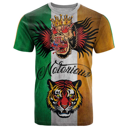 The Ireland - Notorious T-Shirt Old School Tattoos Grunge Style Graphic Tee