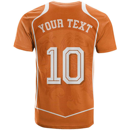 Custom Netherlands Football T-Shirt Lion King-Inspired T90 Sporty Style Graphic Tee