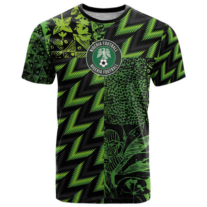 Custom Nigeria Football T-Shirt Super Eagles Champions Graphic Tee