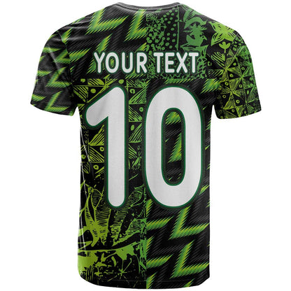 Custom Nigeria Football T-Shirt Super Eagles Champions Graphic Tee