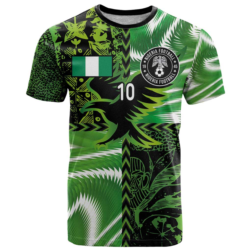 Custom Nigeria Football T-Shirt Super Eagles Spirit Graphic Tee