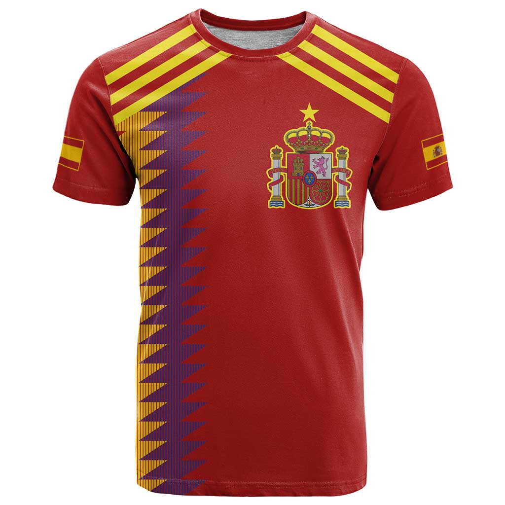 Custom Spain Football 2024 Road To The Champion T-Shirt Vamos a Espana Graphic Tee