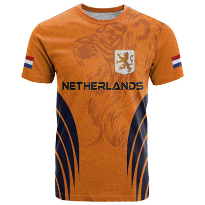Custom Netherlands Football 2024 Road To The Champion T-Shirt Graphic Tee