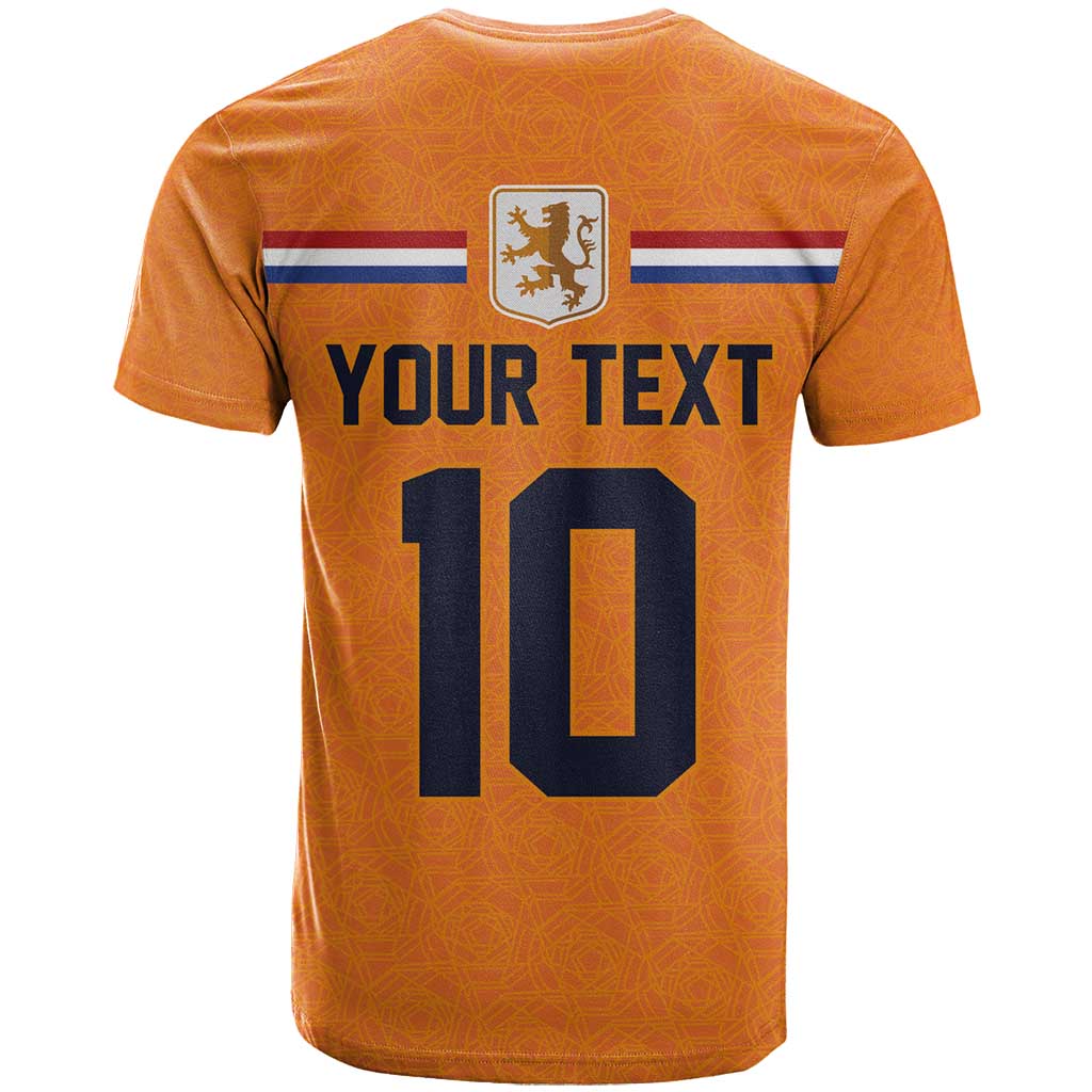 Custom Netherlands Football 2024 Road To The Champion T-Shirt Oranje Holland Clockwork Orange The Flying Home Color Graphic Tee