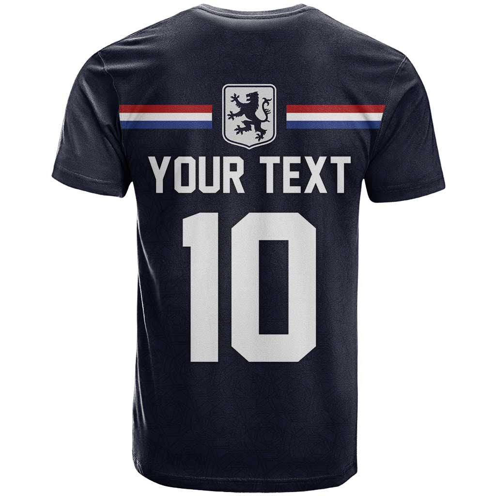 Custom Netherlands Football 2024 Road To The Champion T-Shirt Oranje Holland Clockwork Orange The Flying Away Color Graphic Tee