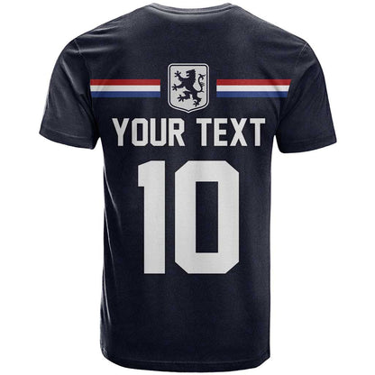Custom Netherlands Football 2024 Road To The Champion T-Shirt Oranje Holland Clockwork Orange The Flying Away Color Graphic Tee