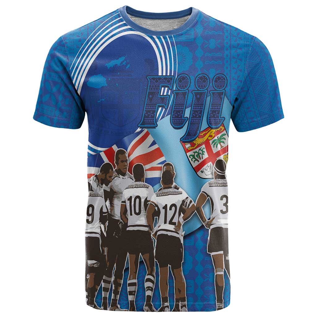 Fiji Rugby Sevens T-Shirt Commemorate Gold Medal - Rio de Janeiro 2016 Graphic Tee