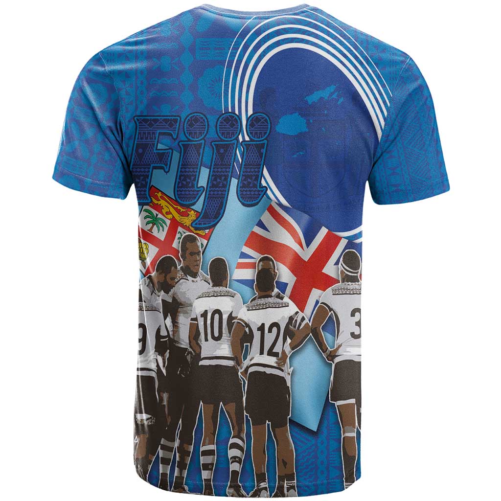 Fiji Rugby Sevens T-Shirt Commemorate Gold Medal - Rio de Janeiro 2016 Graphic Tee