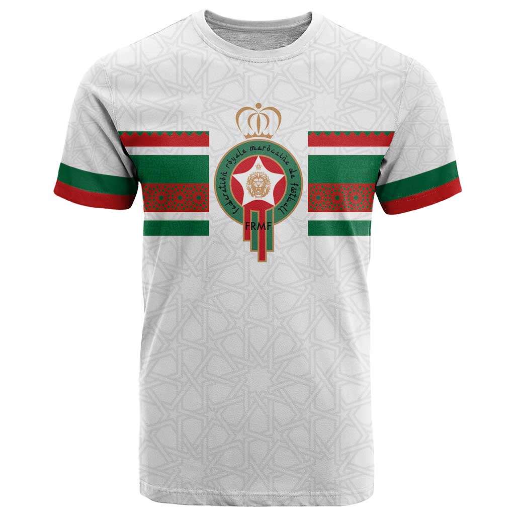 Custom Morocco Football T-Shirt The Roar of Atlas Lions Graphic Tee