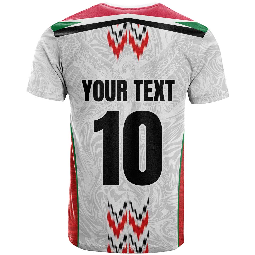 Custom Sudan Football T-Shirt Falcons of Jediane - Wings of Victory Graphic Tee
