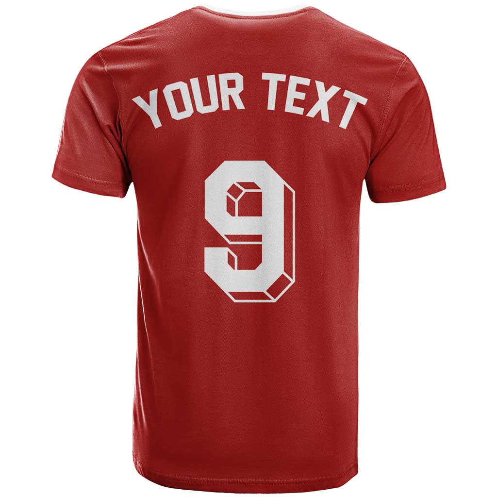 Custom Norway Football T-Shirt Retro Style Graphic Tee