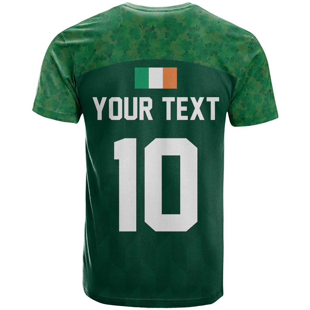 Custom Ireland Rugby Go Shamrocks T-Shirt Graphic Tee