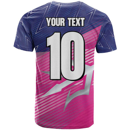 Custom Barbados Cricket Royals T-Shirt Sporty Style with Trident Symbol Graphic Tee