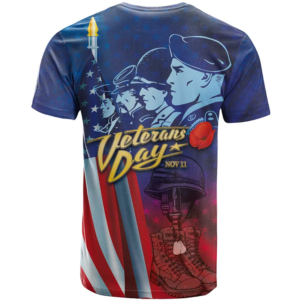Veterans Day Military Never Forget Forever Honor T-Shirt Graphic Tee