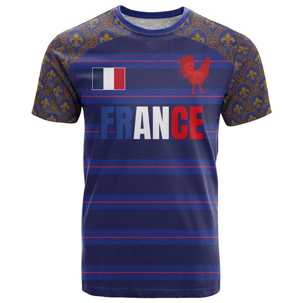 Custom France Rugby-Le XV de France T-Shirt Go Les Bleus Graphic Tee