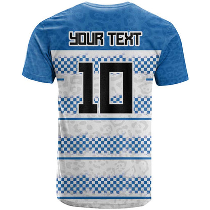 Argentina Rugby Custom T-Shirt Los Pumas Jaguar Race Style Graphic Tee
