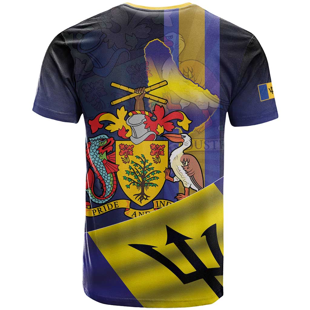 Barbados Independence Day T-Shirt Coat of Arms with Freedom Emblems Graphic Tee