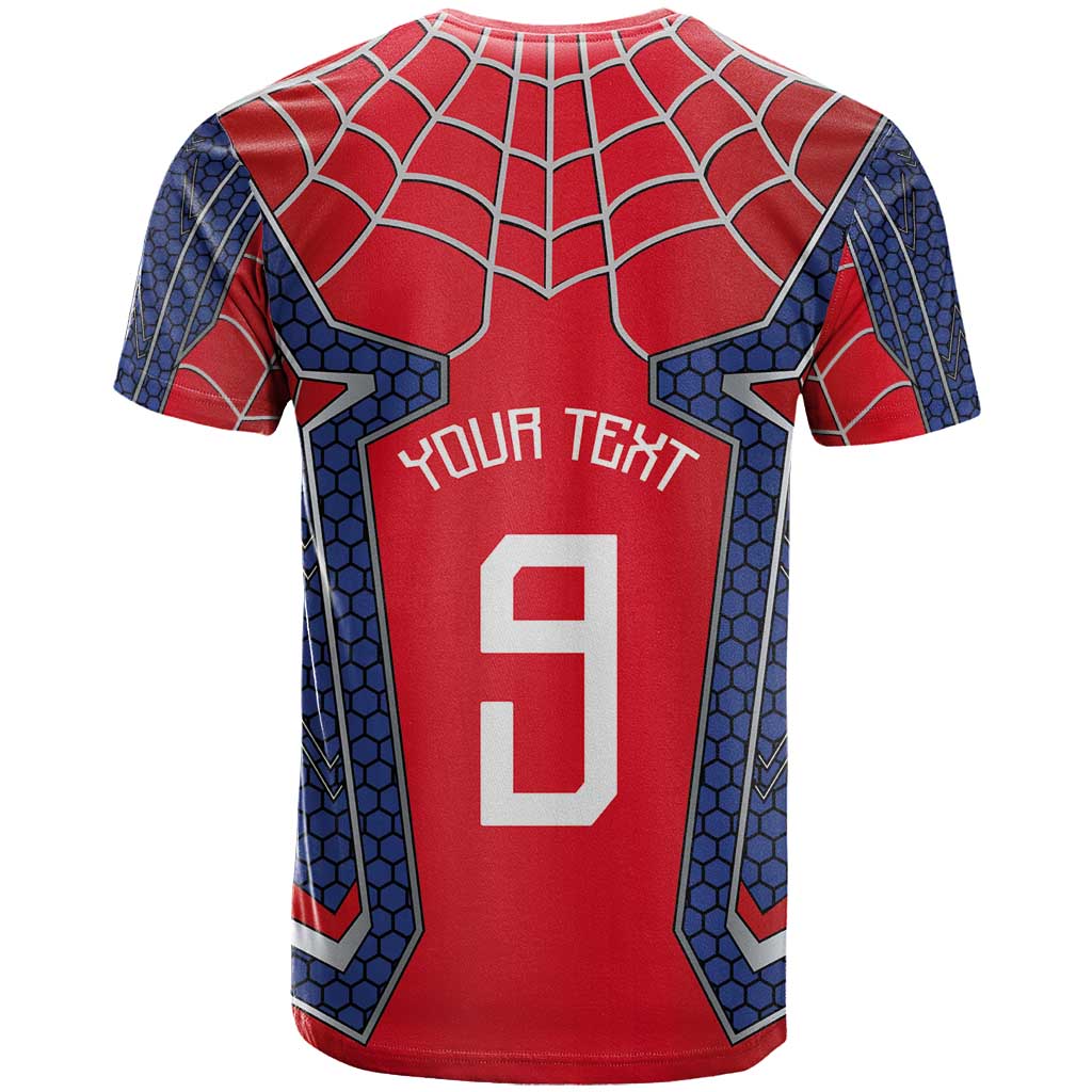 Custom Spider Hero Costume T-Shirt Graphic Tee