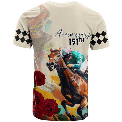 Kentucky Horse Racing 151st Anniversary T-Shirt Graphic Tee