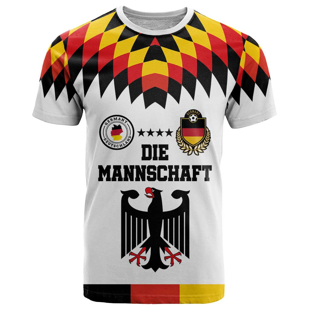 Custom Germany Football 2024 Go Champion T-Shirt Design 90s Style Home Color Graphic Tee