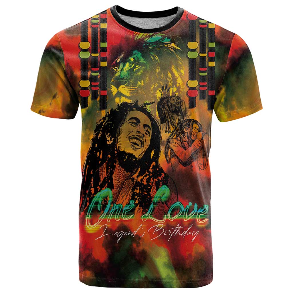 Jamaican Reggae Legend's Birthday T-Shirt One Love Jamaica Graphic Tee