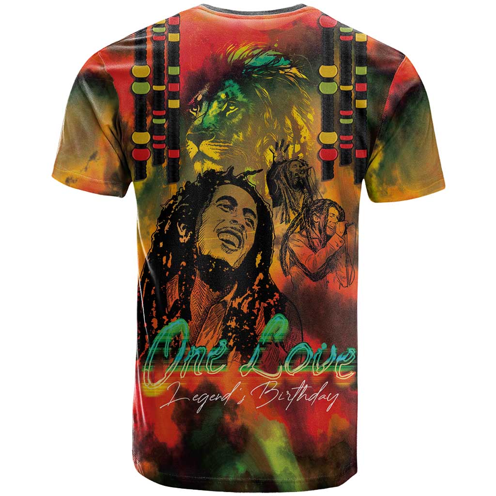 Jamaican Reggae Legend's Birthday T-Shirt One Love Jamaica Graphic Tee