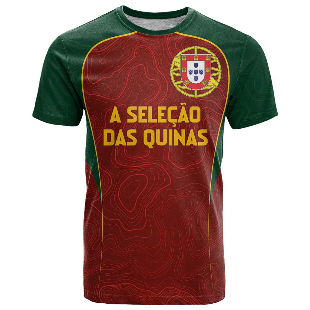 Custom Portugal Football T-Shirt A Selecao das Quinas Graphic Tee