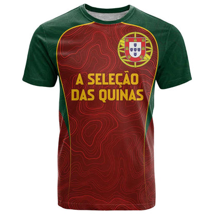 Custom Portugal Football T-Shirt A Selecao das Quinas Graphic Tee