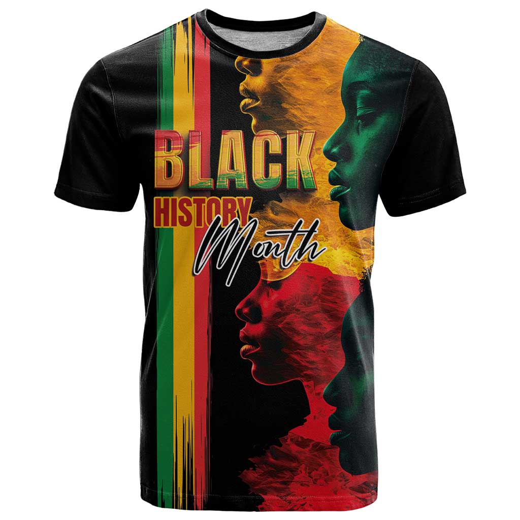 Black History Month T-Shirt Black Soul - I'm Black Every Month Graphic Tee