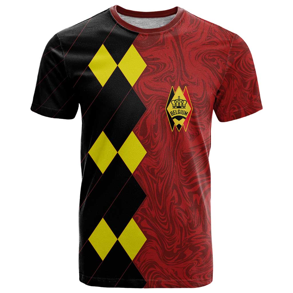 Custom Belgium Football 2024 Go Champion T-Shirt Graphic Tee