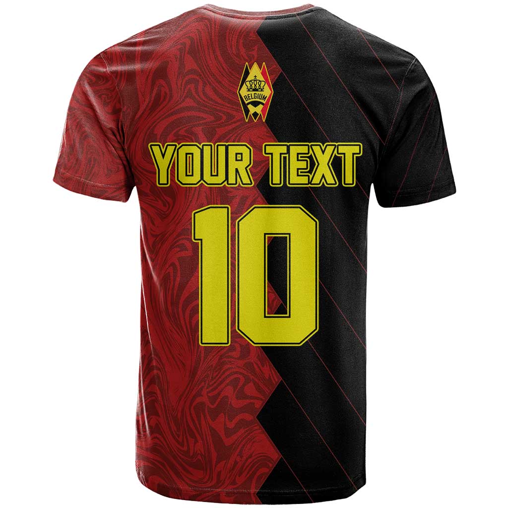Custom Belgium Football 2024 Go Champion T-Shirt Graphic Tee