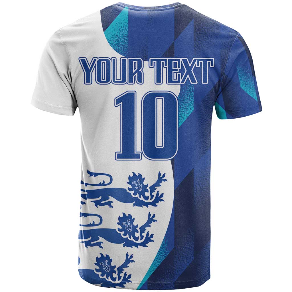 Custom England Football 2024 Go Champion T-Shirt Graphic Tee