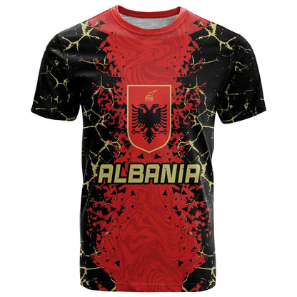 Custom Albania Football 2024 Go Champion T-Shirt Graphic Tee