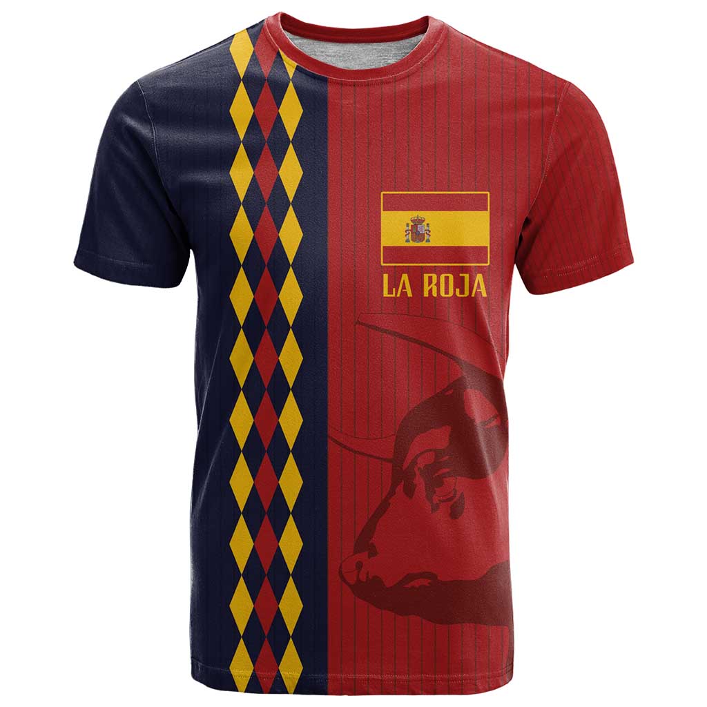 Custom Spain Football 2024 Go Champion T-Shirt Graphic Tee