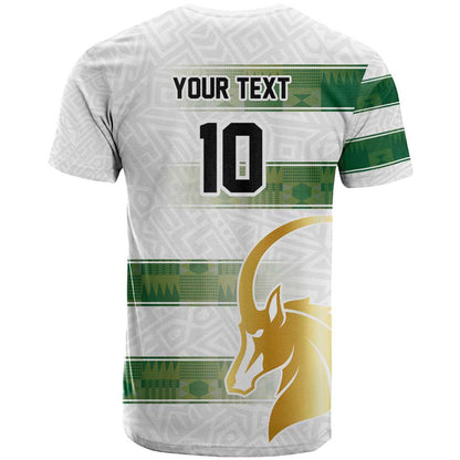 Custom Zimbabwe Rugby The Champions 2025 T-Shirt The Gold Sables Version Graphic Tee