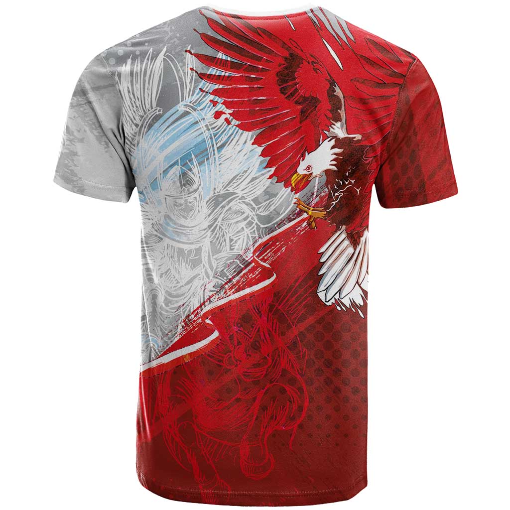 Poland Eagle and Winged Hussar T-Shirt Grunge Sporty Style Graphic Tee