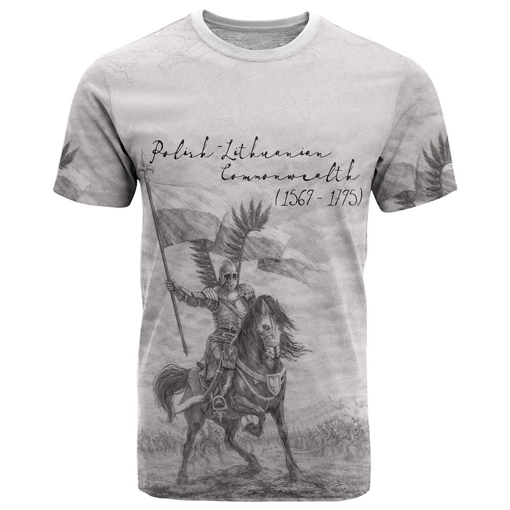 Polish-Lithuanian Commonwealth T-Shirt Winged Hussars-Vintage Style Graphic Tee