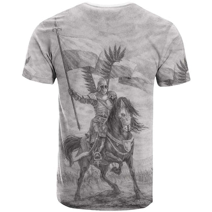 Polish-Lithuanian Commonwealth T-Shirt Winged Hussars-Vintage Style Graphic Tee
