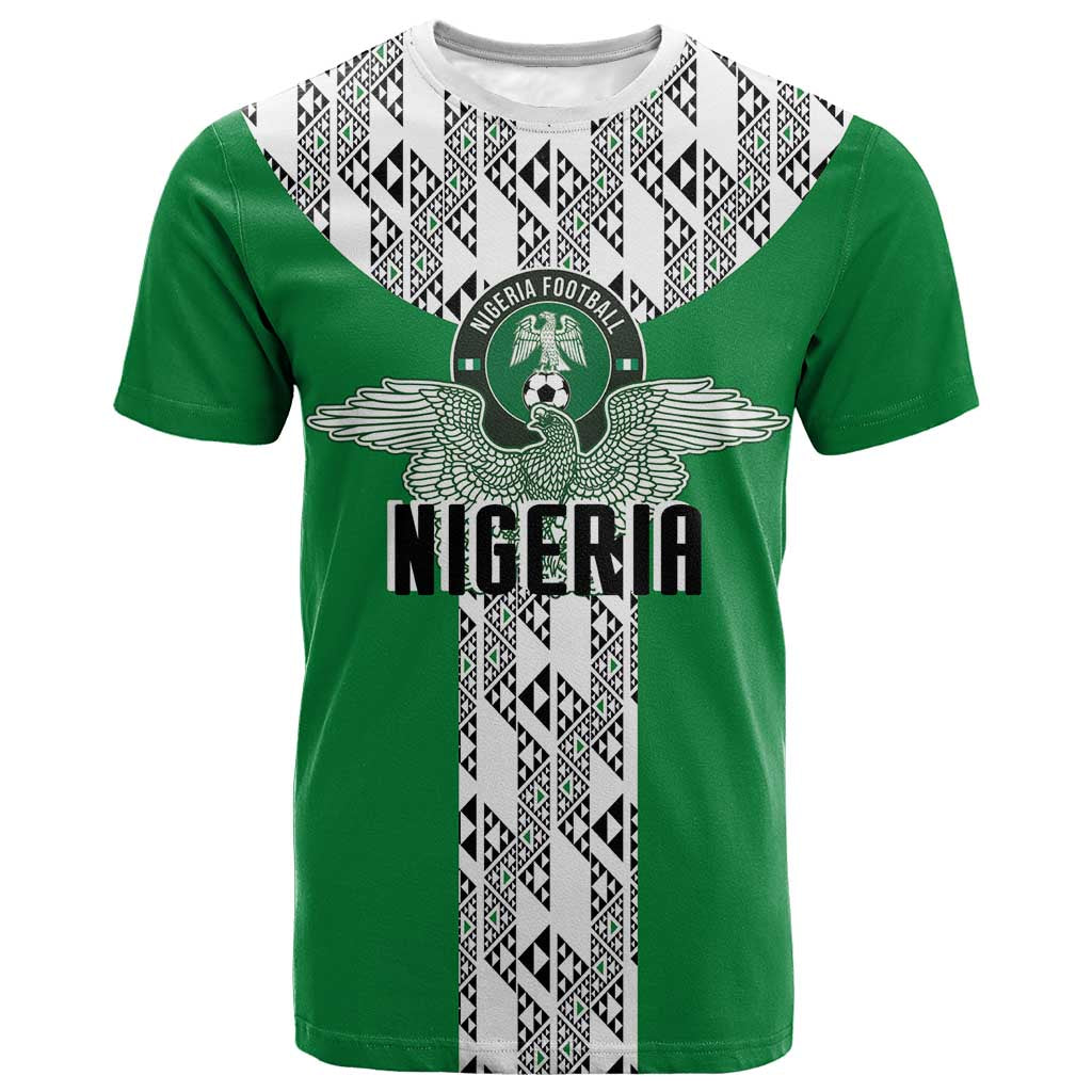 Custom Nigeria National Football T-Shirt Inspired Retro Style Graphic Tee