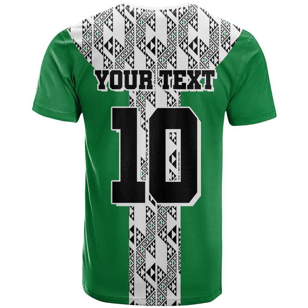 Custom Nigeria National Football T-Shirt Inspired Retro Style Graphic Tee