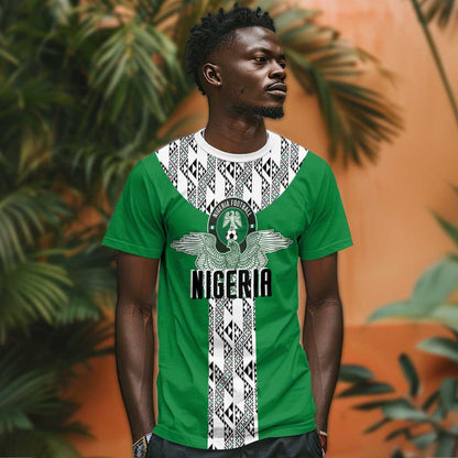 Custom Nigeria National Football T-Shirt Inspired Retro Style Graphic Tee